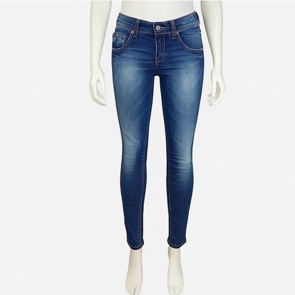 HUDSON JEANS SKINNY BLUE DENIM SIZE 26 COLLIN FLAP POCKET WOMEN'S PANTS W422DHA - Picture 1 of 11